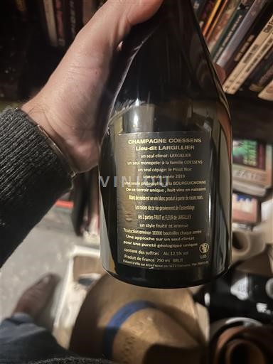 Champagne Sâm-panh Champagne Coessens Lieu-dit Largillier 2019