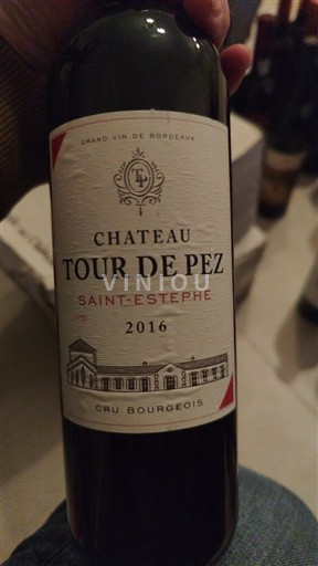 Bordeaux Saint-Estèphe Château Tour de Pez 2016