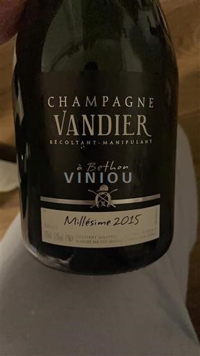 Champagne Sâm-panh Champagne Vandier Millésime 2015 2015