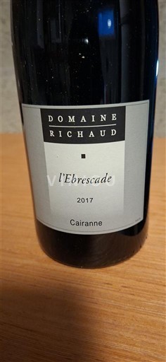 Rhônedalen Cairanne Domaine Richaud L'Esbrecade 2017