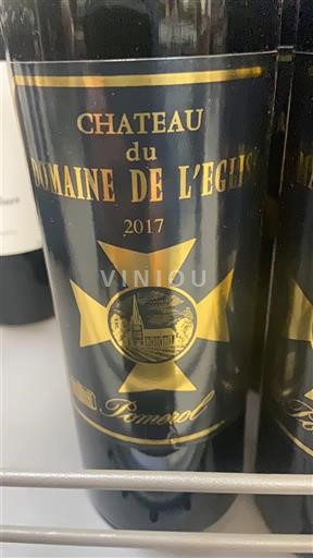 Bordeaux Pomerol Domaine L'Église 2017