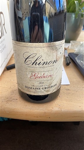Thung lũng sông Loire Chinon Domaine Grosbois Gabare 2010