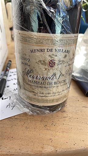 Bourgogne Premier Cru Henri de Villars Hameau de Blagny 2009