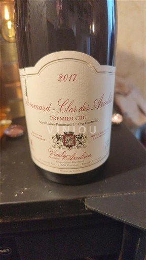 Borgoña Pommard Premier Cru Vaudoisey-Creusefond Clos des Arvelets 2017