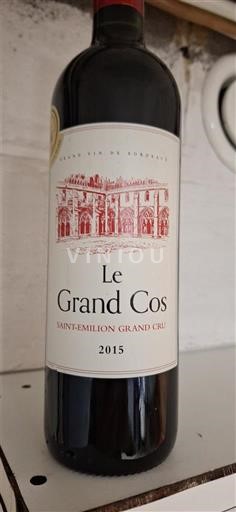 Bordeaux Saint-Émilion Grand Cru Grand Cru Le Grand Cos 2015