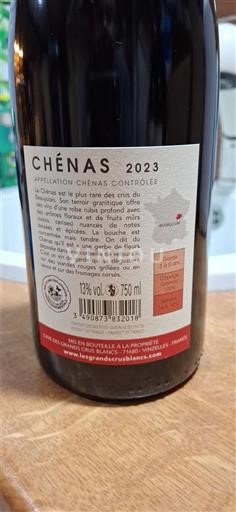 Beaujolais Chénas Les Grands Crus Blancs 2023