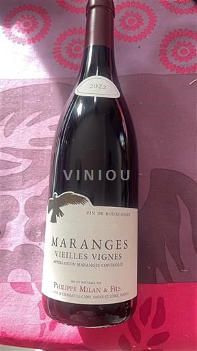 Bourgogne Maranges Philippe Milan & Fils Vieilles Vignes 2022