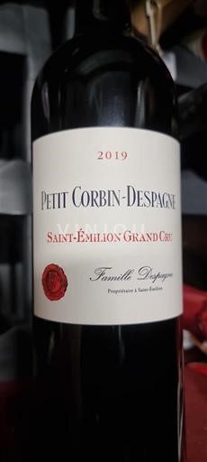 Burdeos Saint-Émilion Gran Cru Grand Cru Petit Corbin-Despagne 2019