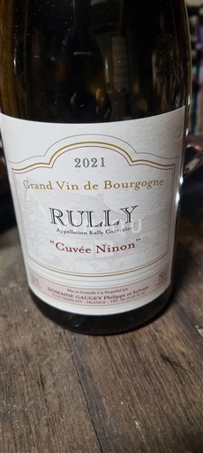 Bourgogne Rully Domaine GAUGEY Ninon 2021
