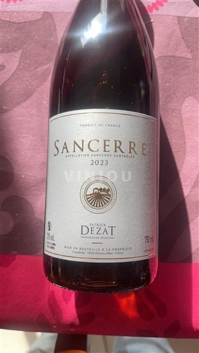 Valle del Loira Sancerre Patrick Dezat 2023