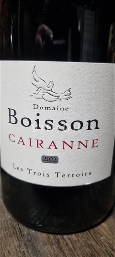 Thung lũng Rhône Cairanne Domaine Boisson Les Trois Terroirs 2022