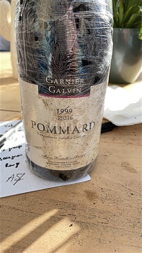 Burgundsko Pommard Garnier Galvin 2016