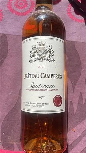 Bordeaux Sauternes Château Camperos 2011