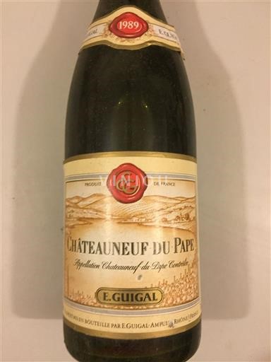 Rhône-dalen Châteauneuf-du-Pape E. Guigal 1989
