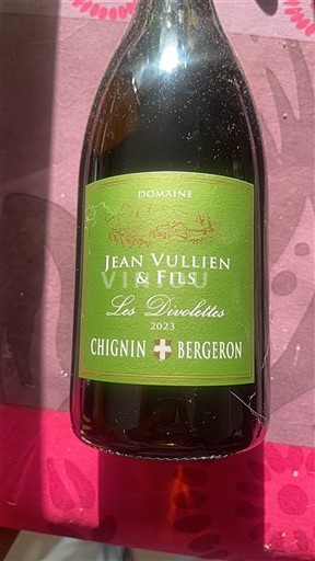 Savoie và Bugey Chignin-Bergeron Jean Vullien & Fils Les Divelettes 2023