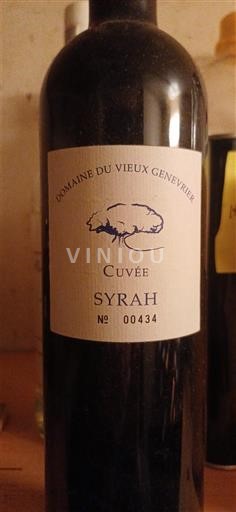 Languedoc e Roussillon Pays d'oc Domaine Vieux Genevrier Syrah 2015