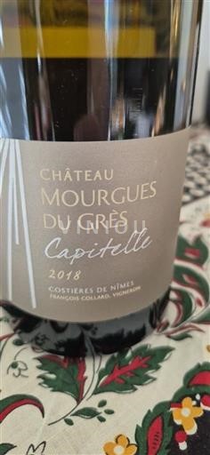Rhônen laakso Nîmesin viinialue Château Mourgues du Grès Capitelle 2018