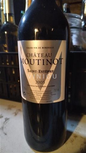 Burdeos Saint-Estèphe Château Moutinot 2005