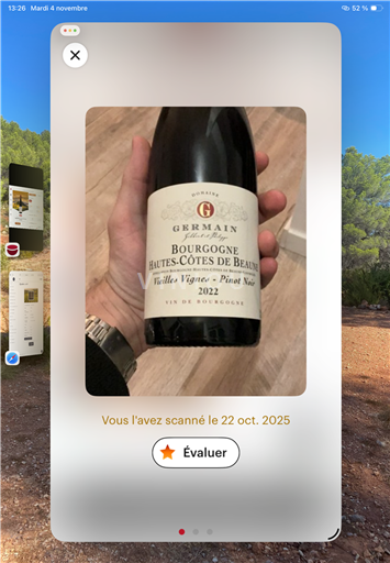 Burgundy Hautes-Côtes de Beaune Germain Vieilles Vignes 2022