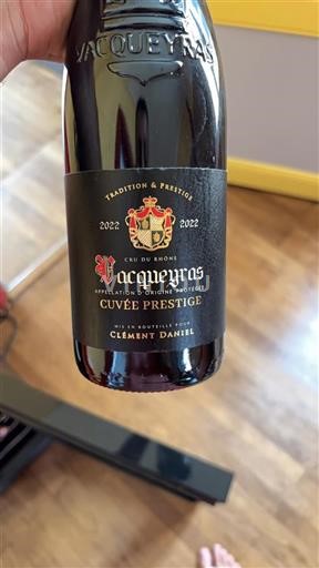 Rhônen laakso Vacqueyras Clément Daniel Prestige 2022