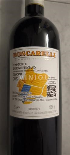 Toscana Vino Nobile di Montepulciano Boscarelli 2022