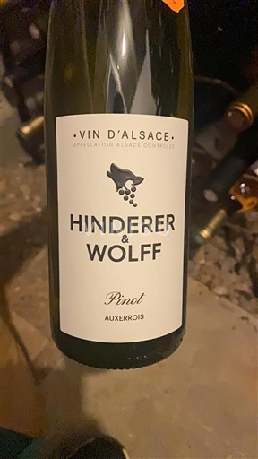 Elsass Hinderer & Wolff Pinot Auxerrois 2020