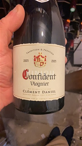 Thung lũng sông Loire Viên Clément Daniel Confident Viognier 2021