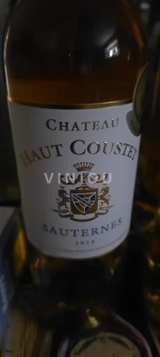 Bordeaux Sauternes Château Haut Coustet 2021