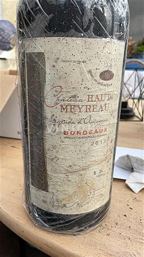 Bordeaux Château Haut Meyreau Légende d'Automne 2017
