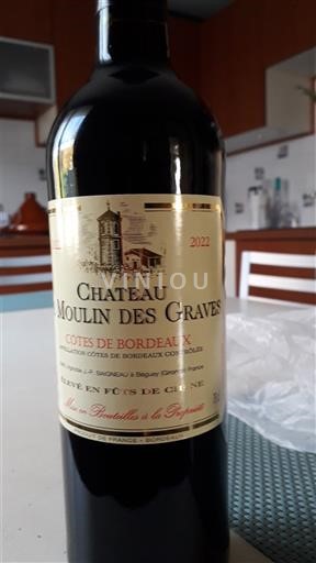 Bordeaux Côtes-de-Bordeaux Château Moulin des Graves 2022