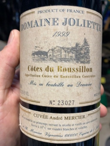 Roussillon Côtes-du-Roussillon Domaine Joliette 1999