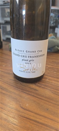 Alsazia Non specificato Grand Cru Domaine Beck Grand Cru Frankstein 2014