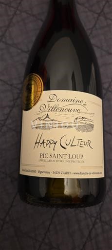 Languedoc Pic-saint-loup Domaine Villeneuve Happy Culteur Non Millésimé