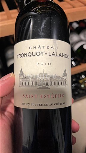 Bordeaux Saint-Estèphe Château Tronquoy-Lalande 2010