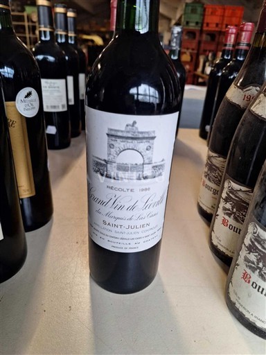 Bordeaux Saint-Julien Château Léoville Las Cases 1986