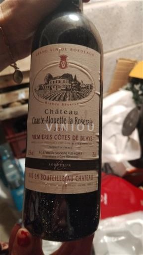 Bordeaux Nicht spezifiziert Château Chante-Alouette la Roseraie Grande Réserve 2006