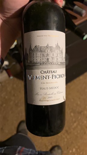 Bordeaux Haut-Médoc Château Clément Pichon 2005