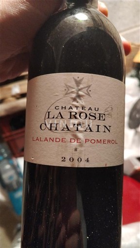 Burdeos Lalande-de-Pomerol Château La Rose Chatain 2004