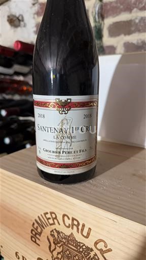 Burgundy Santenay Premier Cru Groubier Père et Fils La Comme 2018
