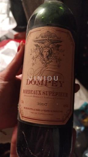 Bordeaux Bordeaux Supérieur Marquisat de Dompèy 1997