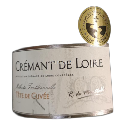 Loirevallei Crémant de Loire R. de Montallé Tête de Niet-geïntegreerd