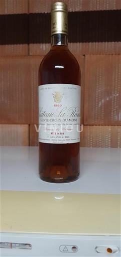 Bordeaux Sainte-Croix-Du-Mont Château La Rame 1989