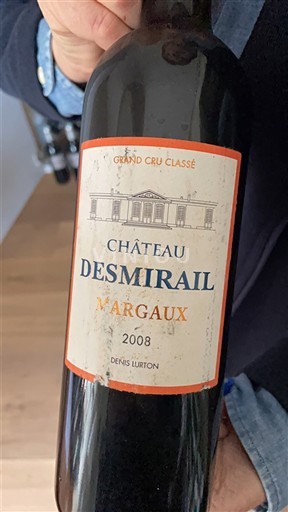 Bordo Margaux Grand Cru Château Desmirail 2008