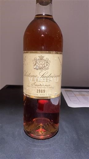Bordeaux Sauternes Premier Cru Château Suduiraut 1989