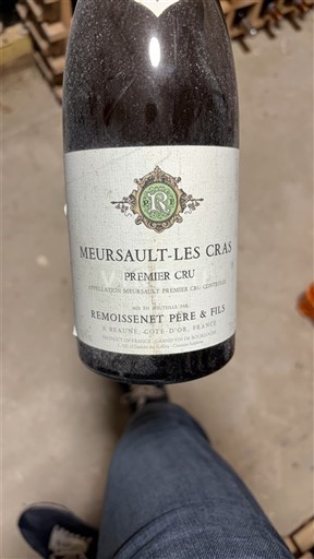 Burgundi Meursault Premier Cru Remoissenet Père & Fils Meursault-Les Cras Ei vuosikertaa