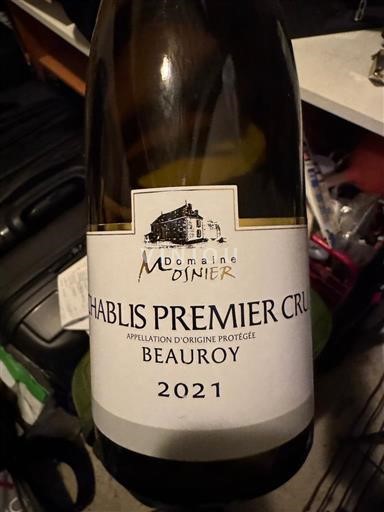 Burgundi Chablis Premier Cru Domaine Mosnier Beauroy 2021