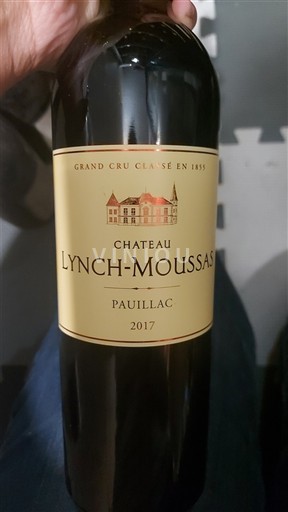 Bordeaux Pauillac Grand Cru Château Lynch-Moussas 2017