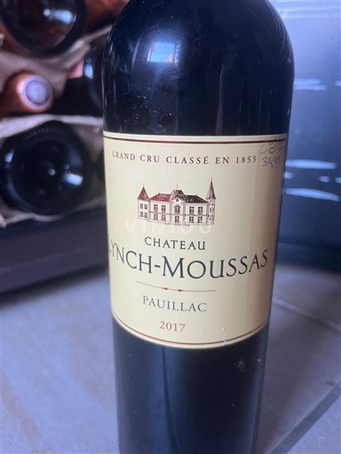 Bordeaux Pauillac Grand Cru Château Lynch-Moussas 2017