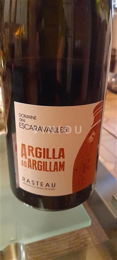Vallée du Rhône Rasteau Domaine Des Escaravailles Argilla ad Argillam 2024