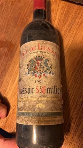 Bordeaux Lussac-Saint-Émilion Roc de Russat 1994